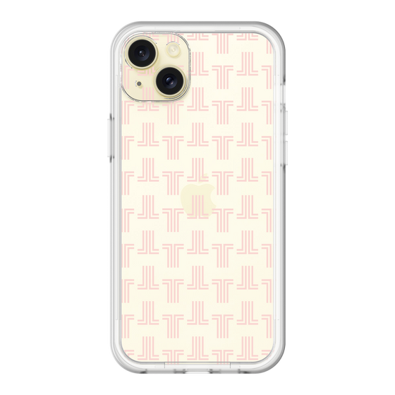 スリムプロテクションプレミアムケース［ LANVIN en Bleu - Monogram - Pink ］