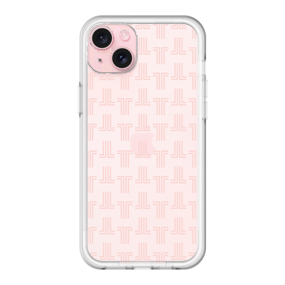 スリムプロテクションプレミアムケース［ LANVIN en Bleu - Monogram - Pink ］