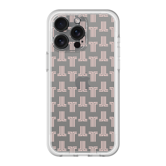 スリムプロテクションプレミアムケース［ LANVIN en Bleu - Monogram - Pink ］