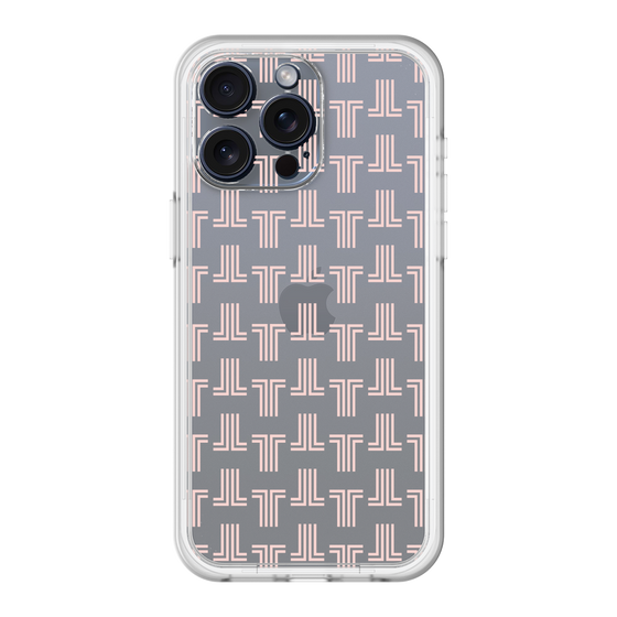 スリムプロテクションプレミアムケース［ LANVIN en Bleu - Monogram - Pink ］