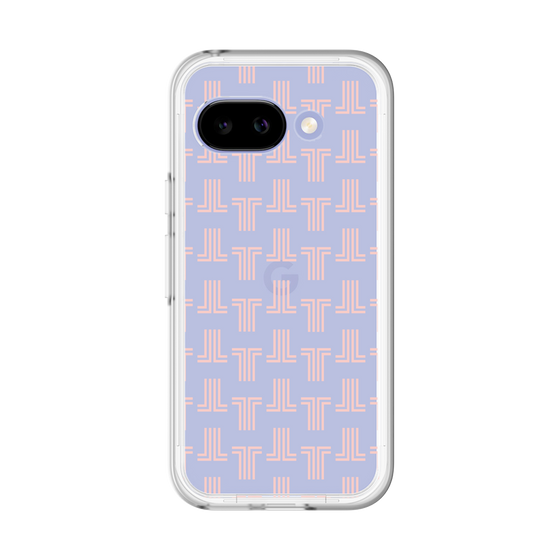スリムプロテクションプレミアムケース［ LANVIN en Bleu - Monogram - Pink ］