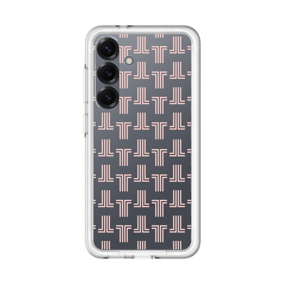 スリムプロテクションプレミアムケース［ LANVIN en Bleu - Monogram - Pink ］