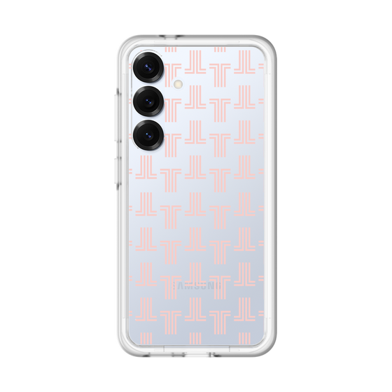 スリムプロテクションプレミアムケース［ LANVIN en Bleu - Monogram - Pink ］