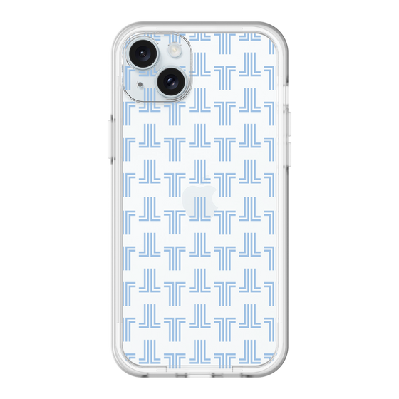 スリムプロテクションプレミアムケース［ LANVIN en Bleu - Monogram - Blue ］