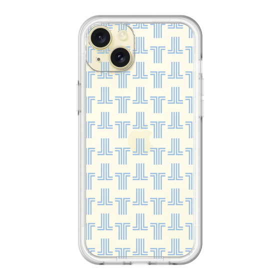 スリムプロテクションプレミアムケース［ LANVIN en Bleu - Monogram - Blue ］
