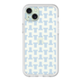 スリムプロテクションプレミアムケース［ LANVIN en Bleu - Monogram - Blue ］
