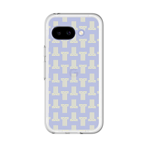 スリムプロテクションプレミアムケース［ LANVIN en Bleu - Monogram - Yellow ］