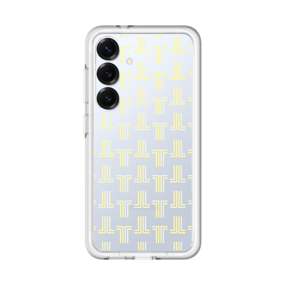 スリムプロテクションプレミアムケース［ LANVIN en Bleu - Monogram - Yellow ］