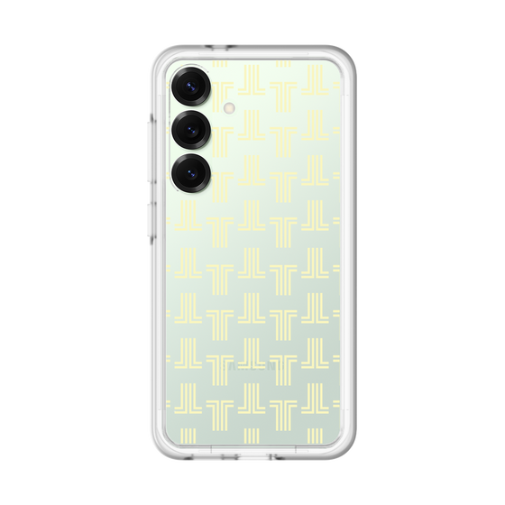 スリムプロテクションプレミアムケース［ LANVIN en Bleu - Monogram - Yellow ］