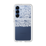 スリムプロテクションプレミアムケース［ LANVIN en Bleu - Lace - White ］