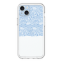スリムプロテクションプレミアムケース［ LANVIN en Bleu - Lace - Blue ］