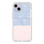 スリムプロテクションプレミアムケース［ LANVIN en Bleu - Lace - Blue ］