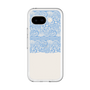 スリムプロテクションプレミアムケース［ LANVIN en Bleu - Lace - Blue ］