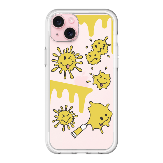 スリムプロテクションプレミアムケース［ PAINTING SMILE Yellow ］
