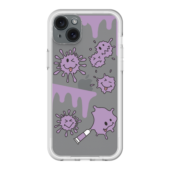 スリムプロテクションプレミアムケース［ PAINTING SMILE Purple ］