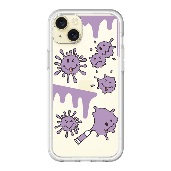 スリムプロテクションプレミアムケース［ PAINTING SMILE Purple ］