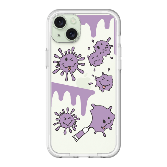 スリムプロテクションプレミアムケース［ PAINTING SMILE Purple ］