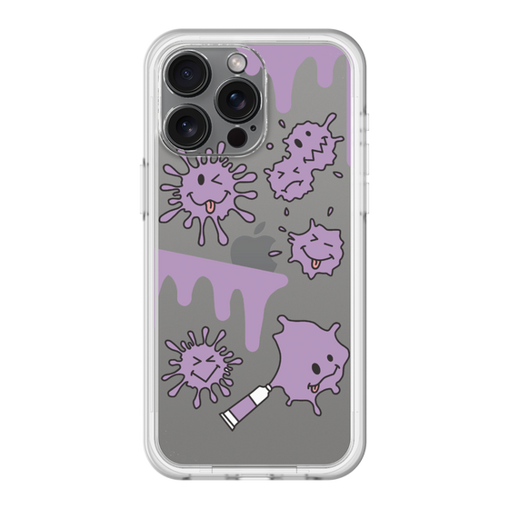 スリムプロテクションプレミアムケース［ PAINTING SMILE Purple ］