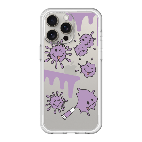 スリムプロテクションプレミアムケース［ PAINTING SMILE Purple ］