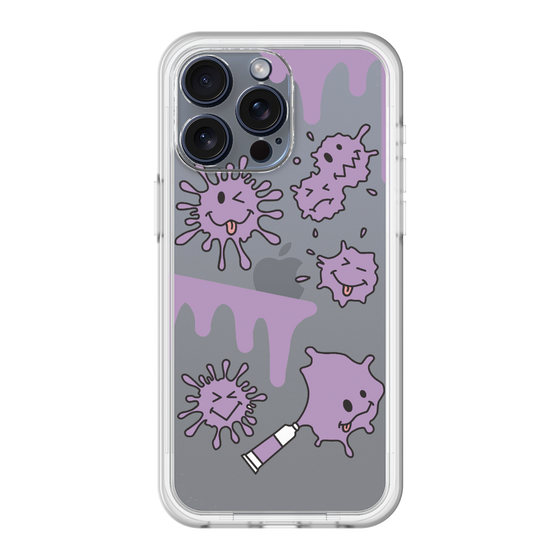 スリムプロテクションプレミアムケース［ PAINTING SMILE Purple ］