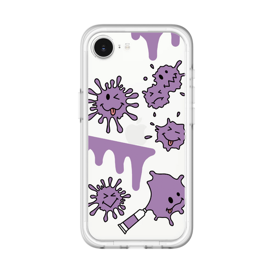 スリムプロテクションプレミアムケース［ PAINTING SMILE Purple ］
