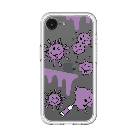 スリムプロテクションプレミアムケース［ PAINTING SMILE Purple ］