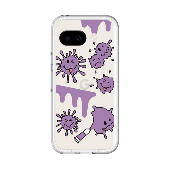 スリムプロテクションプレミアムケース［ PAINTING SMILE Purple ］