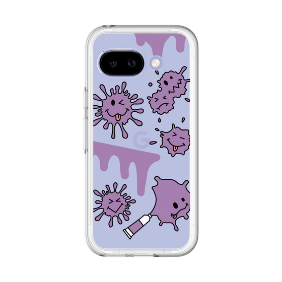 スリムプロテクションプレミアムケース［ PAINTING SMILE Purple ］