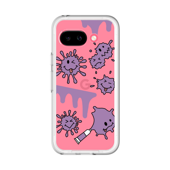 スリムプロテクションプレミアムケース［ PAINTING SMILE Purple ］