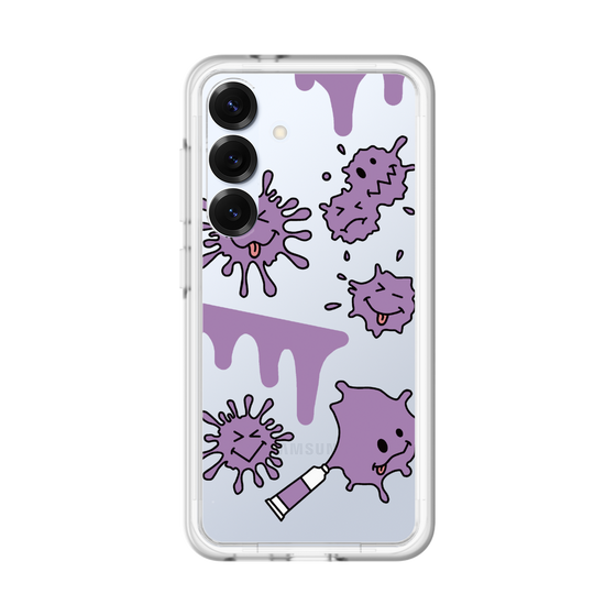 スリムプロテクションプレミアムケース［ PAINTING SMILE Purple ］
