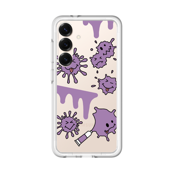 スリムプロテクションプレミアムケース［ PAINTING SMILE Purple ］
