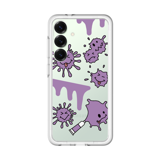 スリムプロテクションプレミアムケース［ PAINTING SMILE Purple ］