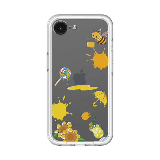 スリムプロテクションプレミアムケース［ DRAWING PAPER Yellow ］