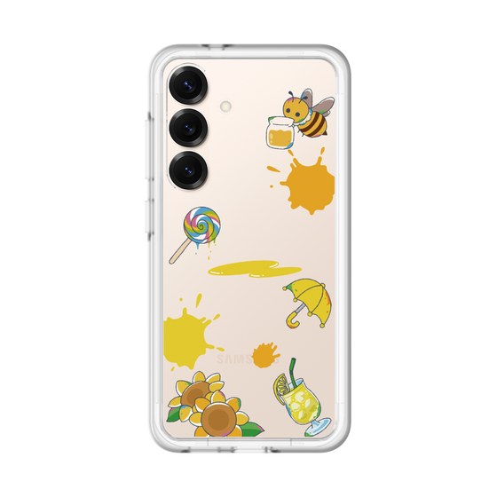 スリムプロテクションプレミアムケース［ DRAWING PAPER Yellow ］
