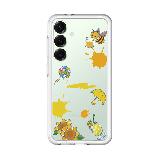 スリムプロテクションプレミアムケース［ DRAWING PAPER Yellow ］