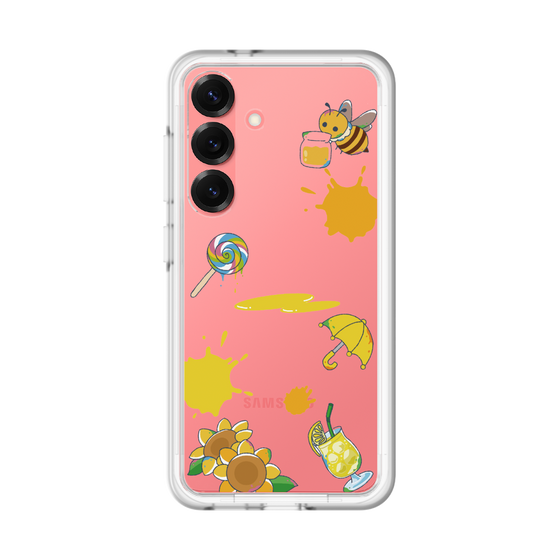 スリムプロテクションプレミアムケース［ DRAWING PAPER Yellow ］