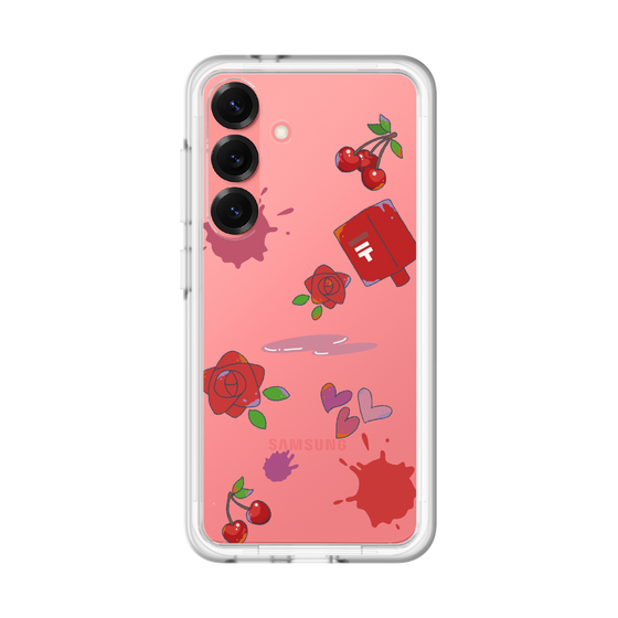 スリムプロテクションプレミアムケース［ DRAWING PAPER Red ］