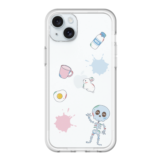 スリムプロテクションプレミアムケース［ DRAWING PAPER White ］