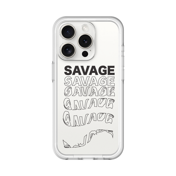 スリムプロテクションプレミアムケース［ SAVAGE Black ］