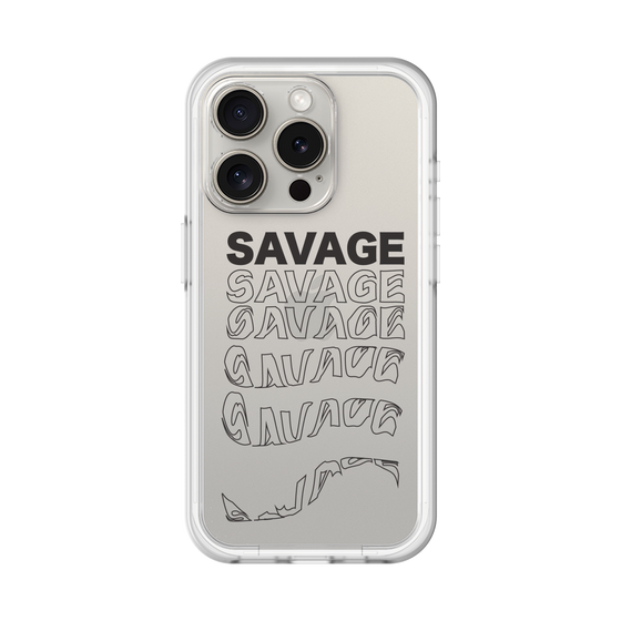 スリムプロテクションプレミアムケース［ SAVAGE Black ］