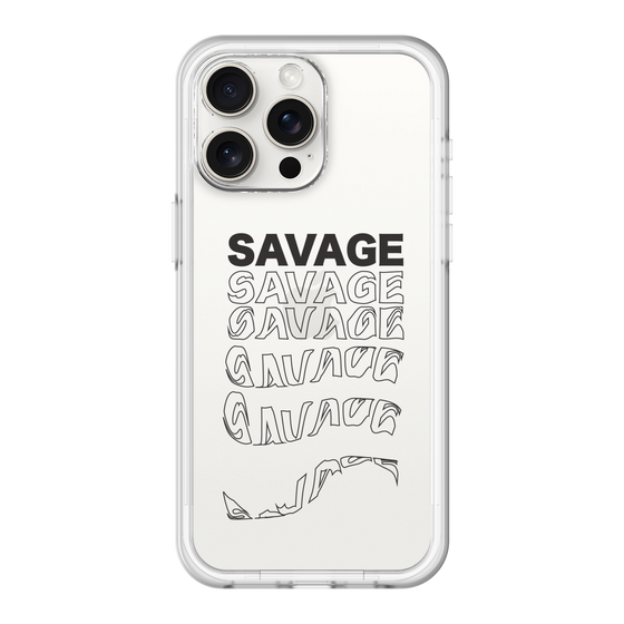 スリムプロテクションプレミアムケース［ SAVAGE Black ］