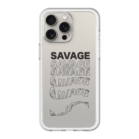 スリムプロテクションプレミアムケース［ SAVAGE Black ］