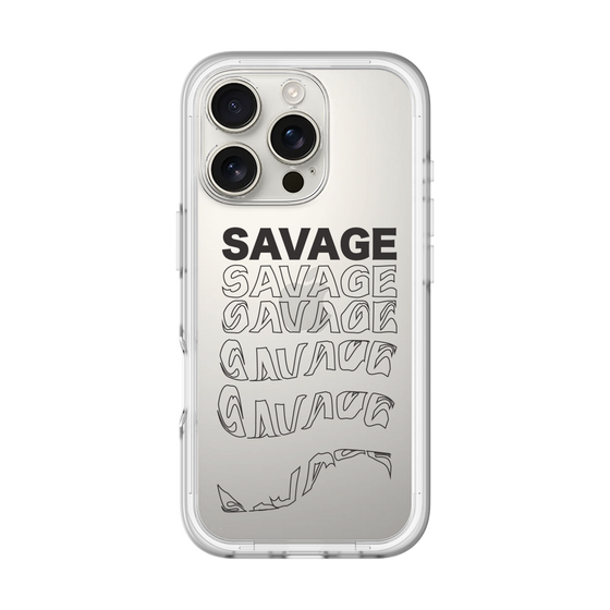 スリムプロテクションプレミアムケース［ SAVAGE Black ］