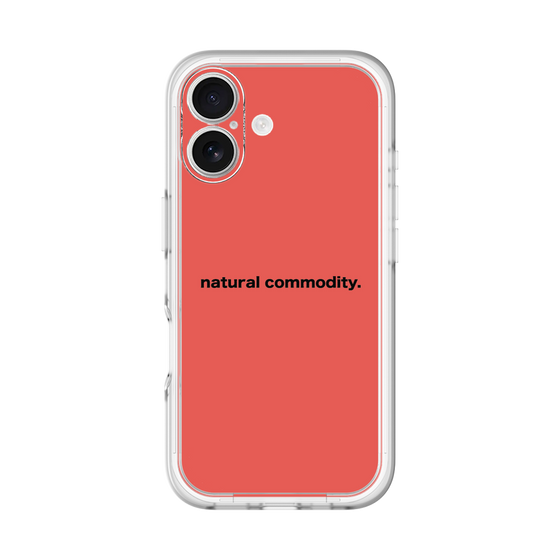 スリムプロテクションプレミアムケース［ NATURAL COMMODITY Red ］