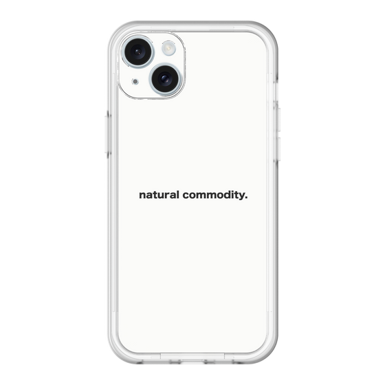 スリムプロテクションプレミアムケース［ NATURAL COMMODITY White ］
