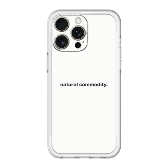 スリムプロテクションプレミアムケース［ NATURAL COMMODITY White ］