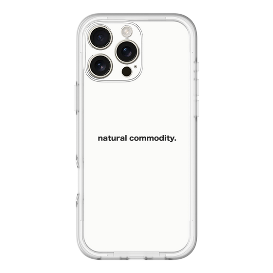 スリムプロテクションプレミアムケース［ NATURAL COMMODITY White ］