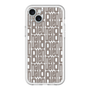 スリムプロテクションプレミアムケース［ LANVIN en Bleu - Logo Pattern - Black ］