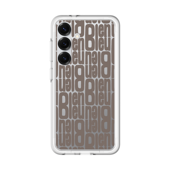 スリムプロテクションプレミアムケース［ LANVIN en Bleu - Logo Pattern - Black ］