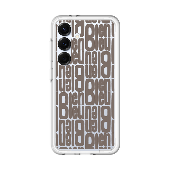 スリムプロテクションプレミアムケース［ LANVIN en Bleu - Logo Pattern - Black ］